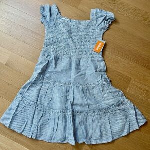 Gymboree Blue and White Textured Dress